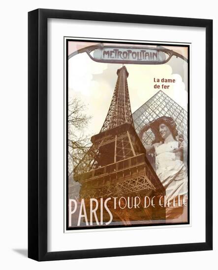 Paris-Sidney Paul & Co.-Framed Giclee Print