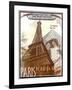 Paris-Sidney Paul & Co.-Framed Giclee Print