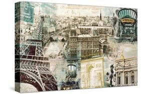Paris-Tyler Burke-Stretched Canvas
