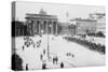 Pariser Platz and Brandenburger Thor (Paris Place and Brandenburg Gate)-null-Stretched Canvas