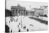 Pariser Platz and Brandenburger Thor (Paris Place and Brandenburg Gate)-null-Stretched Canvas