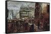 Pariser Wochentag. 1869-Adolph von Menzel-Framed Stretched Canvas