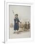 Parish Beadle in Civic Costume Holding a Staff, 1805-William Henry Pyne-Framed Giclee Print