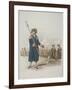 Parish Beadle in Civic Costume Holding a Staff, 1805-William Henry Pyne-Framed Giclee Print