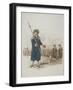 Parish Beadle in Civic Costume Holding a Staff, 1805-William Henry Pyne-Framed Giclee Print