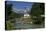 Parish Church against Reiteralpe, Ramsau, Upper Bavaria, Bavaria, Germany, Europe-Hans-Peter Merten-Stretched Canvas