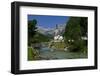 Parish Church against Reiteralpe, Ramsau, Upper Bavaria, Bavaria, Germany, Europe-Hans-Peter Merten-Framed Photographic Print