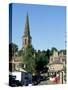 Parish Church from Town Centre, Bakewell, Derbyshire, Peak District National Park, England-Neale Clarke-Stretched Canvas