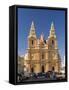 Parish church in Mellieha on Malta-enricocacciafotografie-Framed Stretched Canvas