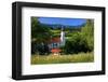 Parish church of St. Georg in Bad Bayersoien, Upper Bavaria, Germany-null-Framed Art Print