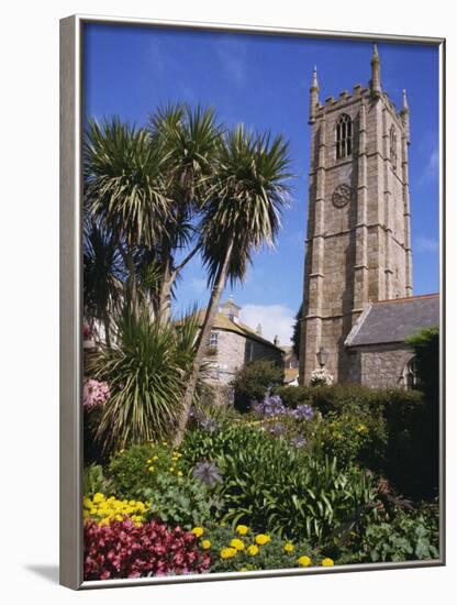 Parish Church of St. Ia Dating from 1434, St. Ives, Cornwall, England, United Kingdom, Europe-Ken Gillham-Framed Photographic Print