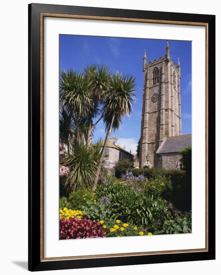 Parish Church of St. Ia Dating from 1434, St. Ives, Cornwall, England, United Kingdom, Europe-Ken Gillham-Framed Photographic Print