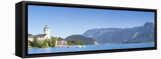 Parish Church, St. Wolfgang, Wolfgangsee Lake, Flachgau, Salzburg, Upper Austria, Austria, Europe-Doug Pearson-Framed Stretched Canvas