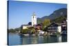 Parish Church, St. Wolfgang, Wolfgangsee Lake, Flachgau, Salzburg, Upper Austria, Austria, Europe-Doug Pearson-Stretched Canvas