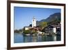 Parish Church, St. Wolfgang, Wolfgangsee Lake, Flachgau, Salzburg, Upper Austria, Austria, Europe-Doug Pearson-Framed Photographic Print