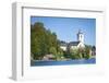 Parish Church, St. Wolfgang, Wolfgangsee Lake, Flachgau, Salzburg, Upper Austria, Austria, Europe-Doug Pearson-Framed Photographic Print