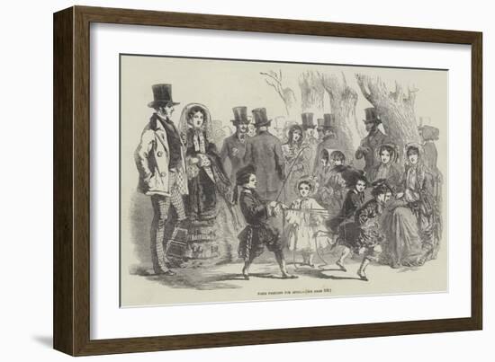 Parish Fashions for April-null-Framed Giclee Print