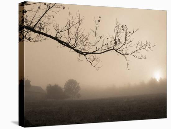 Parish Hill Sunrise-Christine Triebert-Stretched Canvas