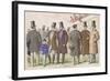 Parisian Advertisement for Fashionable Masculine Clothing, 1865-null-Framed Giclee Print