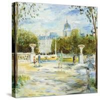 Parisian Afternoon I-Marysia Burr-Stretched Canvas