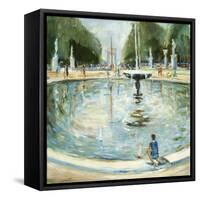 Parisian Afternoon II-Marysia Burr-Framed Stretched Canvas