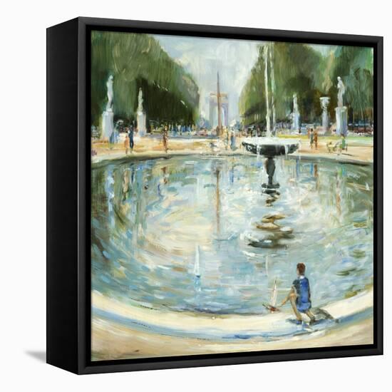 Parisian Afternoon II-Marysia Burr-Framed Stretched Canvas