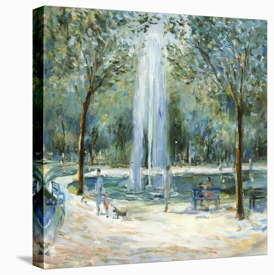 Parisian Afternoon III-Marysia Burr-Stretched Canvas