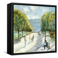 Parisian Afternoon IV-Marysia Burr-Framed Stretched Canvas