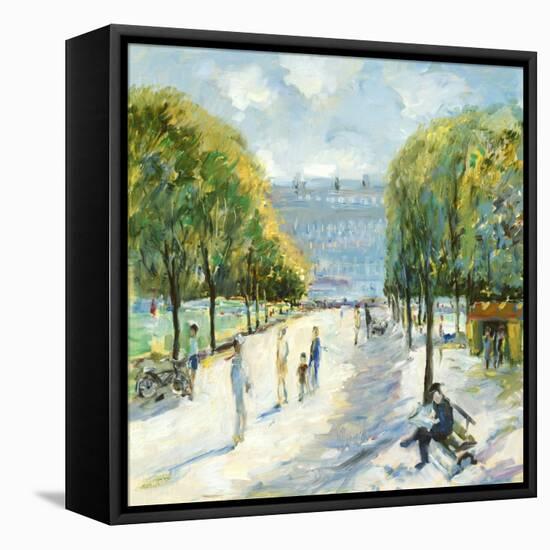 Parisian Afternoon IV-Marysia Burr-Framed Stretched Canvas