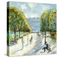Parisian Afternoon IV-Marysia Burr-Stretched Canvas