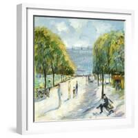 Parisian Afternoon IV-Marysia Burr-Framed Giclee Print