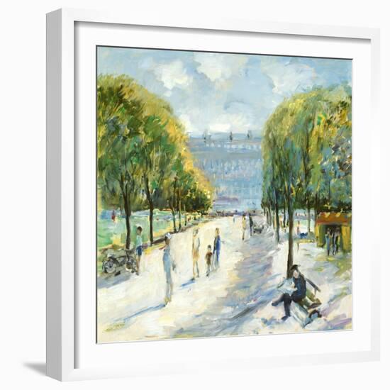 Parisian Afternoon IV-Marysia Burr-Framed Giclee Print