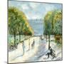Parisian Afternoon IV-Marysia Burr-Mounted Giclee Print