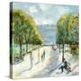 Parisian Afternoon IV-Marysia Burr-Stretched Canvas