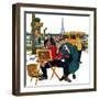 "Parisian Artist & Tourist", July 11, 1959-Richard Sargent-Framed Giclee Print