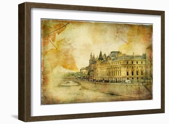 Parisian Autumn - Artistic Pictures-Maugli-l-Framed Art Print