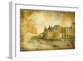 Parisian Autumn - Artistic Pictures-Maugli-l-Framed Art Print