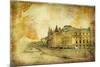 Parisian Autumn - Artistic Pictures-Maugli-l-Mounted Art Print