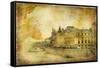 Parisian Autumn - Artistic Pictures-Maugli-l-Framed Stretched Canvas