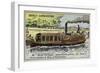 Parisian Bateau-Mouche, 1867-null-Framed Giclee Print