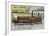 Parisian Bateau-Mouche, 1867-null-Framed Giclee Print