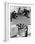 Parisian Beatniks Hanging Out on Bank of the Seine-Alfred Eisenstaedt-Framed Photographic Print