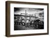 Parisian bikes - Pont des Arts - Paris - France-Philippe Hugonnard-Framed Photographic Print