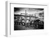 Parisian bikes - Pont des Arts - Paris - France-Philippe Hugonnard-Framed Photographic Print