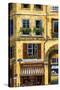 Parisian Bistro and Butcher Shop-Marilyn Dunlap-Stretched Canvas