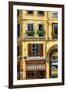 Parisian Bistro and Butcher Shop-Marilyn Dunlap-Framed Art Print