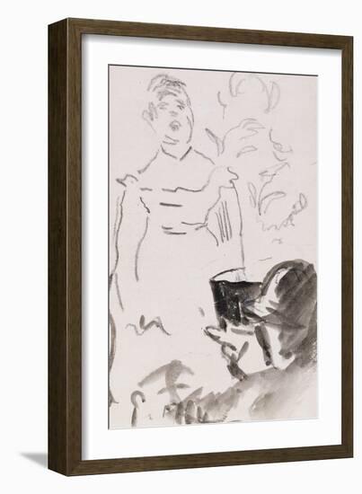 Parisian Cafe Singer; Chanteuse De Cafe-Concert-Edouard Manet-Framed Giclee Print
