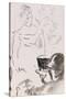 Parisian Cafe Singer; Chanteuse De Cafe-Concert-Edouard Manet-Stretched Canvas