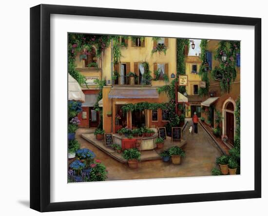 Parisian Cafés-Betty Lou-Framed Giclee Print