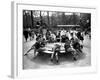 Parisian Children Riding Merry Go Round in a Playground-Alfred Eisenstaedt-Framed Photographic Print